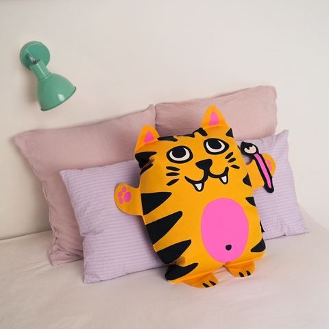 Decorative Air Pillow - Giant Tiger (in Fabric)!