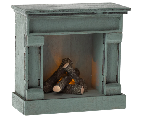 Fireplace Mouse - Blue