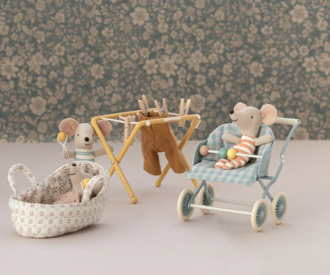 Stroller Baby Mice - Rose