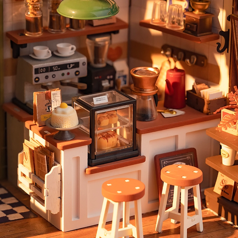 DG162 No.17 Café Rolife Diy Miniature House Craft Dollhouse