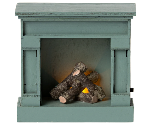 Fireplace Mouse - Blue