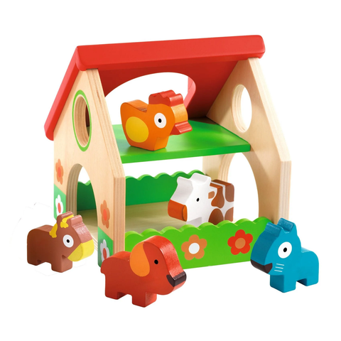 Minifarm Wooden Farm Set