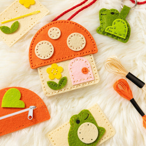 Mini Craft Kit: Toadstool Purse