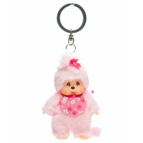 Monchhichi Cherry Blossom Keychain Girl