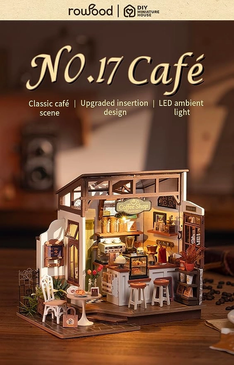 DG162 No.17 Café Rolife Diy Miniature House Craft Dollhouse