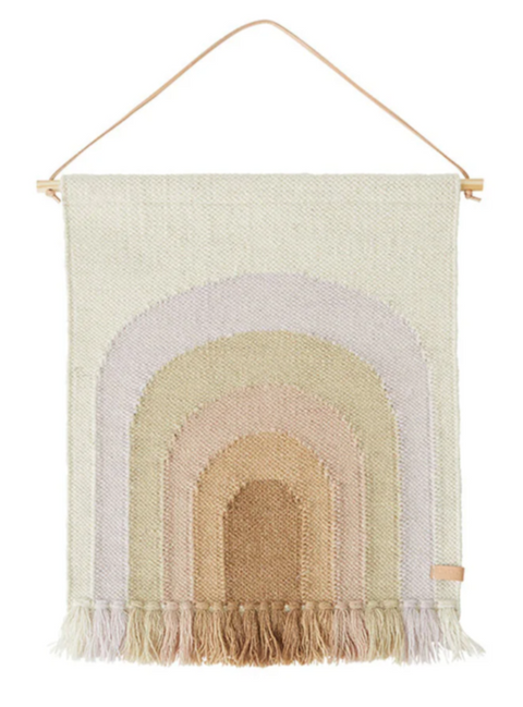 Follow The Rainbow Mini Wall Rug - Lavander