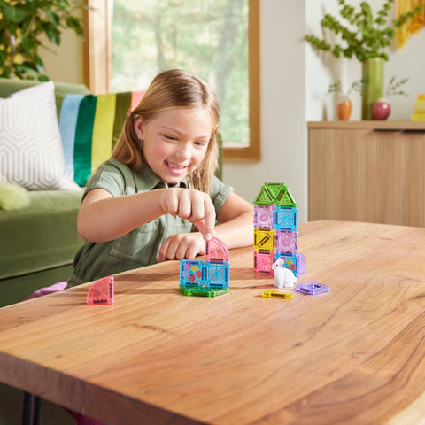 MAGNA-TILES® microMAGS Travel Spring Garden