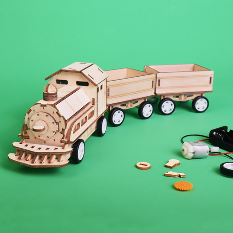 Train Diy Kit, Educational Stem