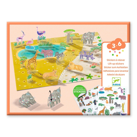 Lift Up Stickers Animals