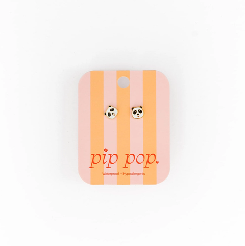 Panda Earrings - 18K Gold Plated