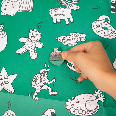 Giant Coloring Poster Christmas Tree