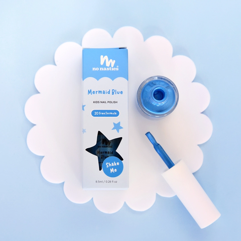 Mermaid Blue Water-Based Nail Polish