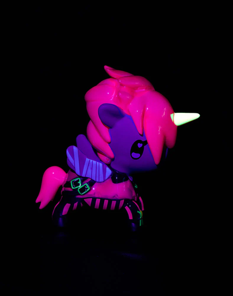 tokidoki x ARCANE Unicorno Black Light Chrome Blind Box