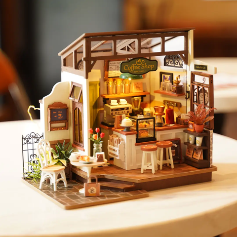 DG162 No.17 Café Rolife Diy Miniature House Craft Dollhouse