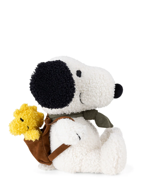 PEANUTS SNOOPY with Woodstock in Backpack 8"