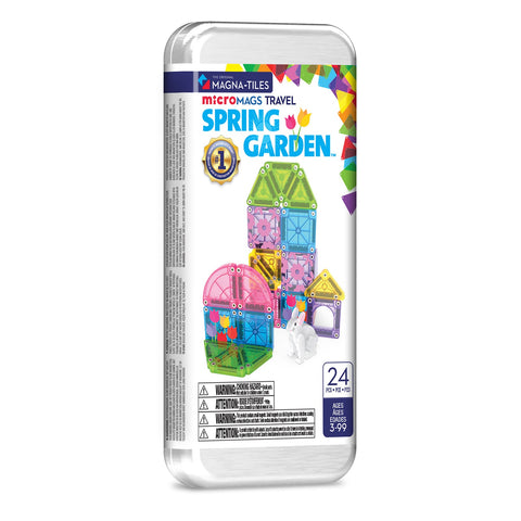 MAGNA-TILES® microMAGS Travel Spring Garden