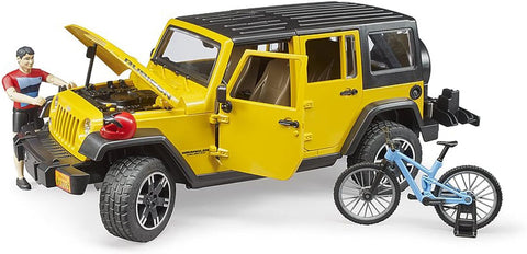 Jeep Rubicon w Mountain Bike and Figure