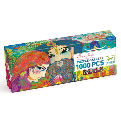 Magic India 1000pc Gallery Puzzle + Poster