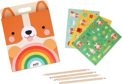 Carry-Along Corgi Sketch Kit