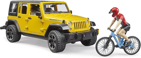 Jeep Rubicon w Mountain Bike and Figure