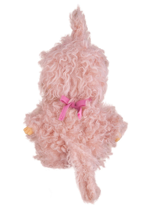 Monchhichi Fluffy Pink Beige Plush
