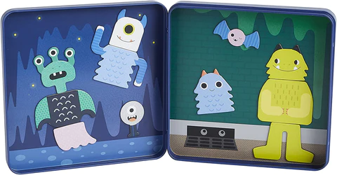 Mixed -UP Monsters Magnetic Play Set