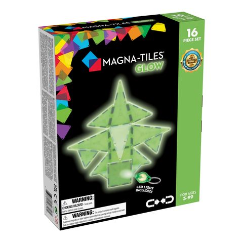 Magna-Tiles® Glow in the Dark 16pcs