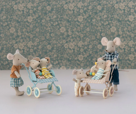 Stroller Baby Mice - Rose