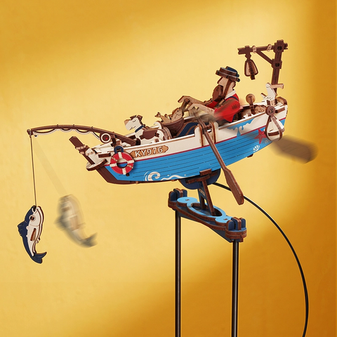 MCD02 Rokr Ocean Fisher Diy Pendulum Toy 3D Puzzle
