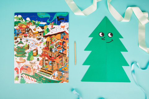 3D Christmas Tree Advent Calendar