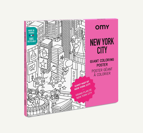 Giant Coloring Poster Folded NYC