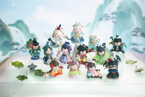 Zkxx Robotime Rolife Nanci Chinese Poetry Blind Box
