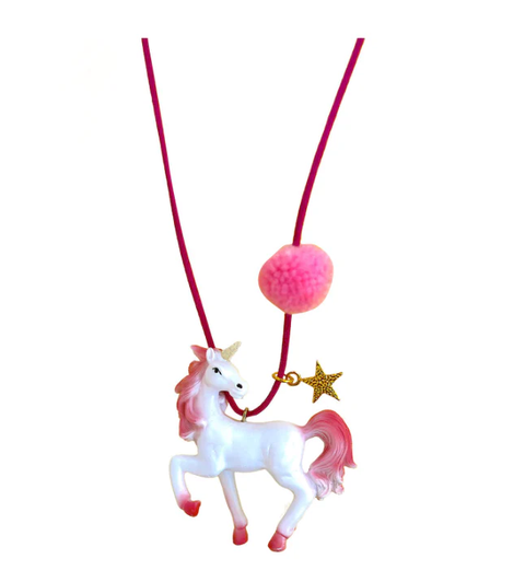 "Rebel the Pink Unicorn Necklace"