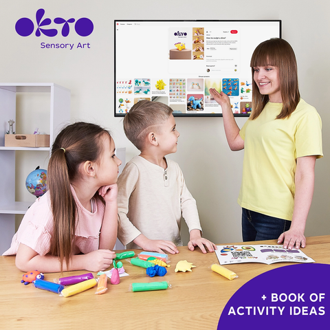 Okto Color Dough  – 96 Packs in 8 Colors