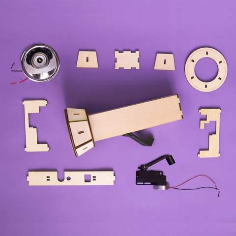 Hand-Crank Flashlight Diy Kit