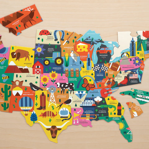 Map of the USA Puzzle