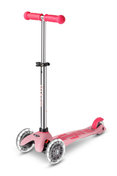 Micro Mini Glow Plus LED Scooter Frosty Pink