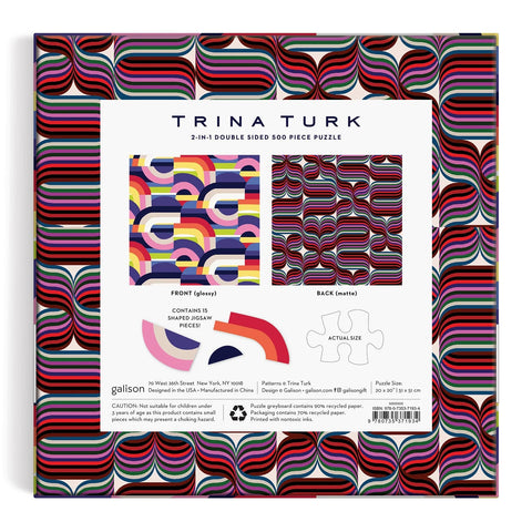Trina Turk 500 Piece Double Sided Puzzle