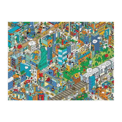 Uncovering New York City - 1000 Piece Puzzle