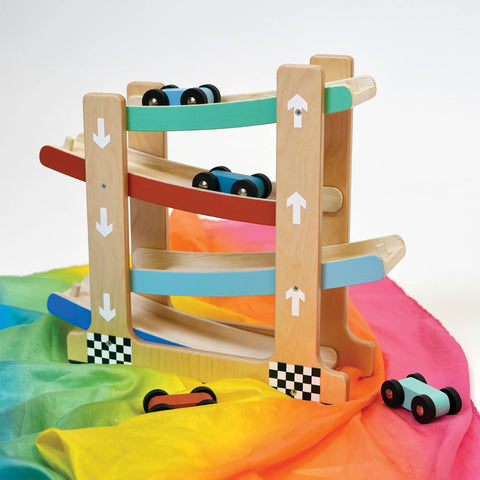 Wooden Ramp Racer Toy