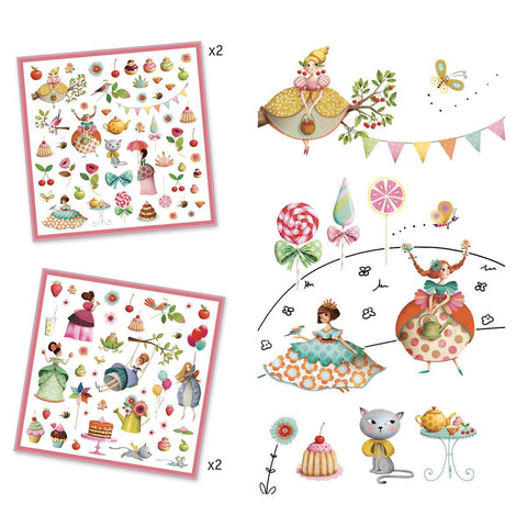 Herformuleren inval Algebraïsch 160 Stickers Princess Tea Party – Toy Division