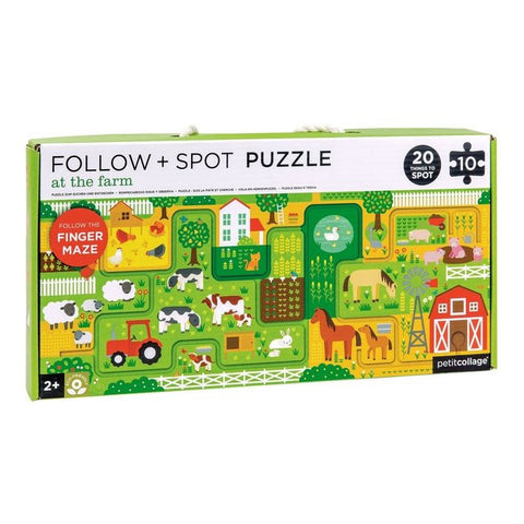 Follow + Spot Puzzle At The Farm