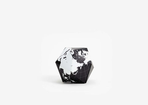 Dymaxion Globe Black-White