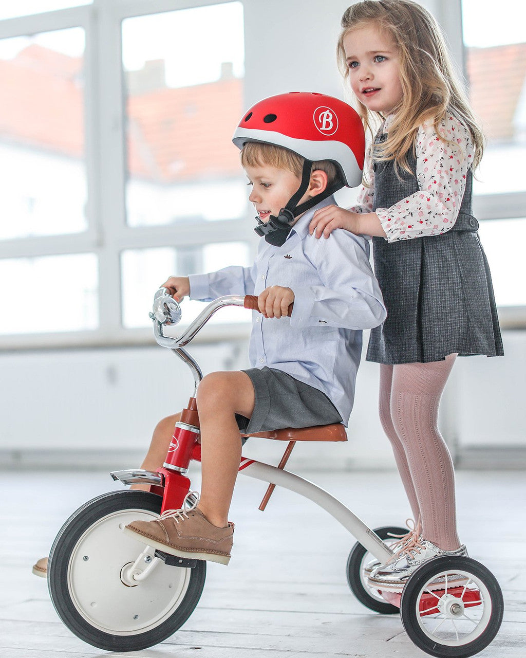 A Red Vintage Tricycle Toy Division