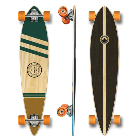 Yocaher Pintail Complete Longboard - Earth Series - Wind