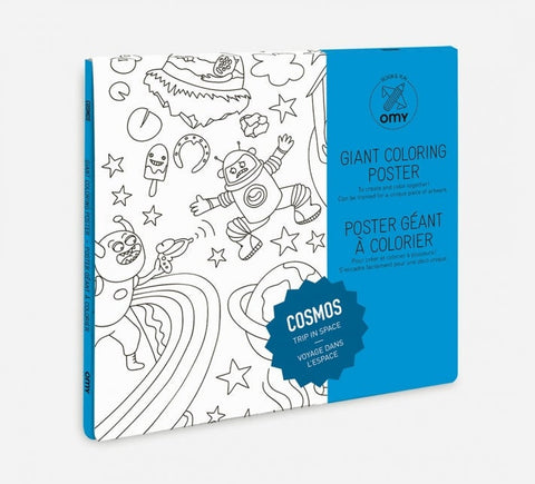 Giant Coloring Poster Folded Cosmos