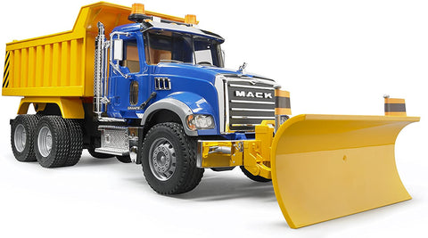MACK Granite Dump Truck + Snow Plow Blade