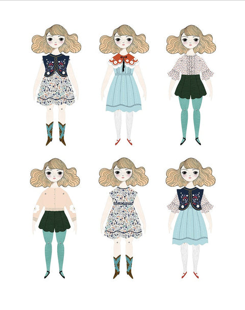 Mailable Paper Doll Kit Magnolia