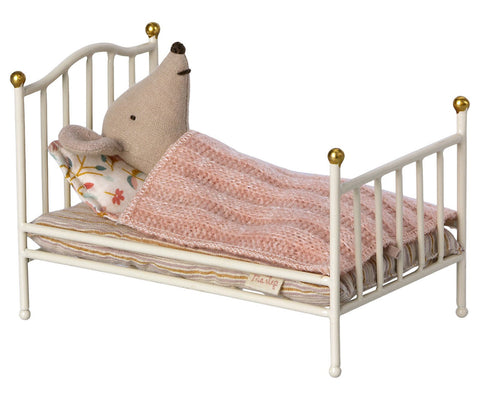 Vintage Bed, Mouse Off White