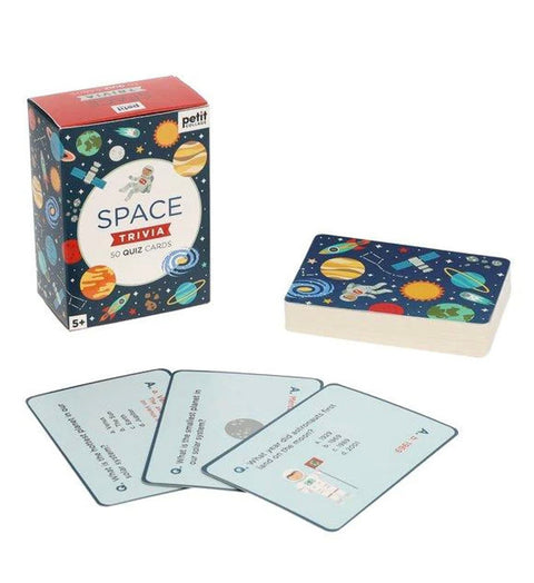 Trivia Quiz Cards Space